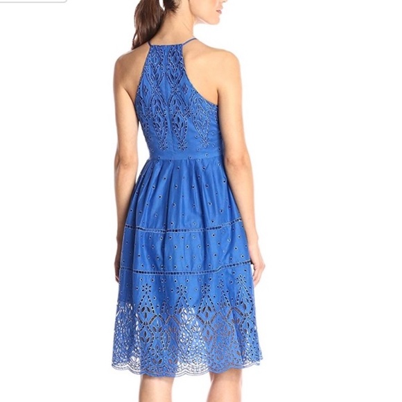 Xs Parker Lace midi dress blue - Picture 2 of 4
